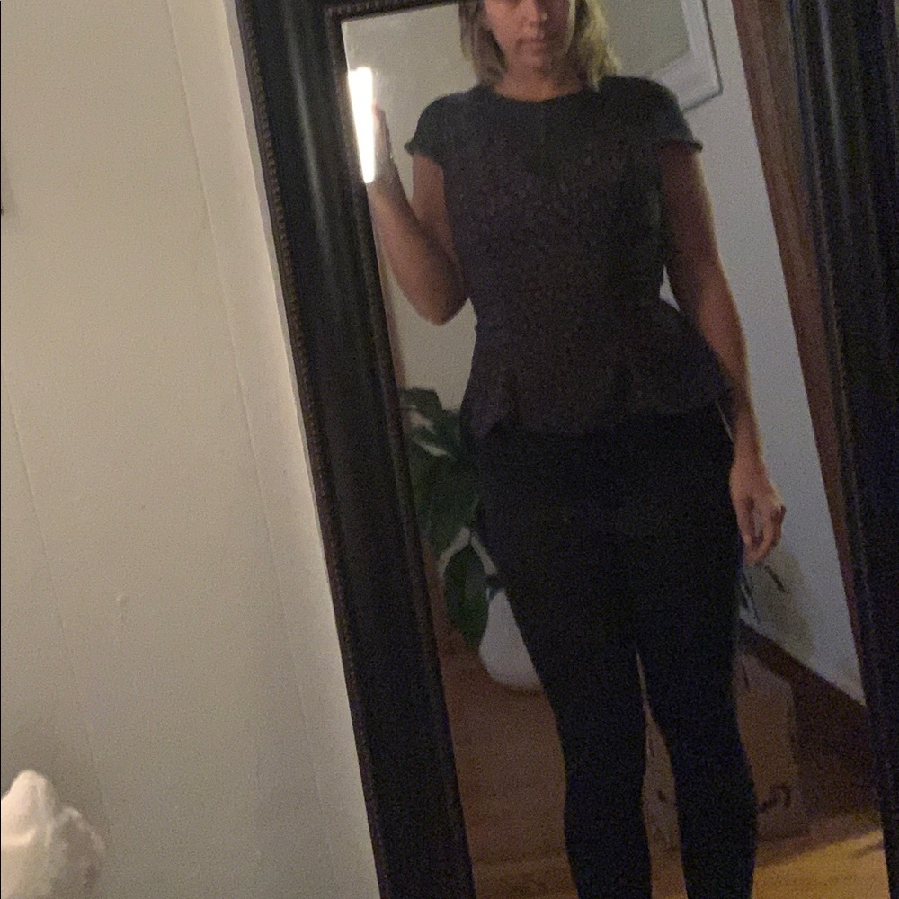Guess peplum top